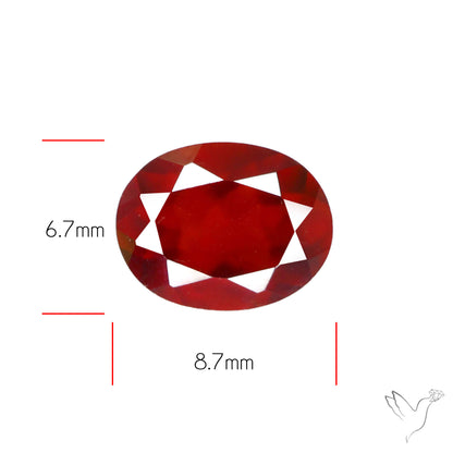 Faceted Hessonite Garnet