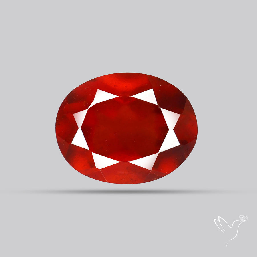 Faceted Hessonite Garnet
