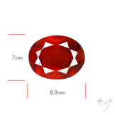 Faceted Hessonite Garnet