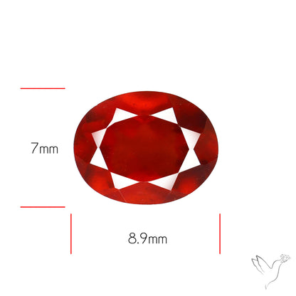 Faceted Hessonite Garnet