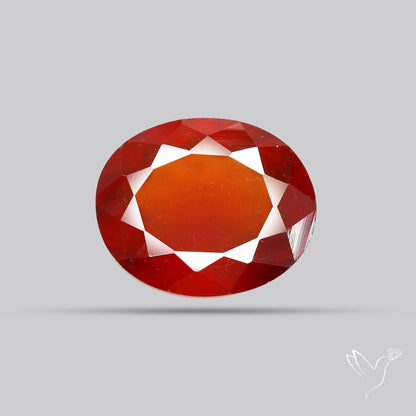 Faceted Hessonite Garnet