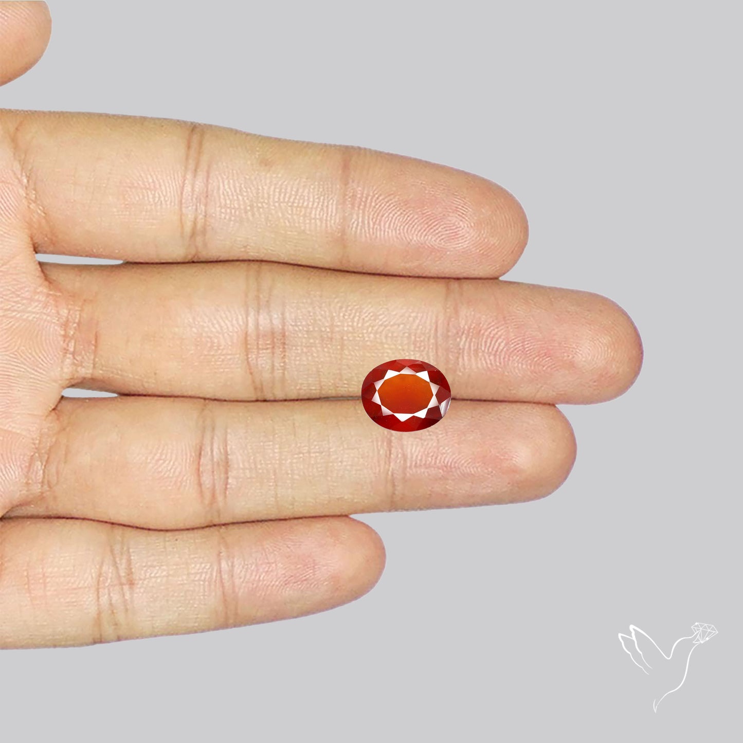 Faceted Hessonite Garnet