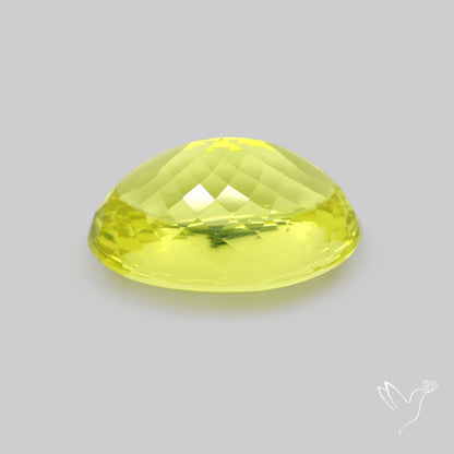 Buff Top Lemon Quartz AAA Clear Faceted Fine Cuts