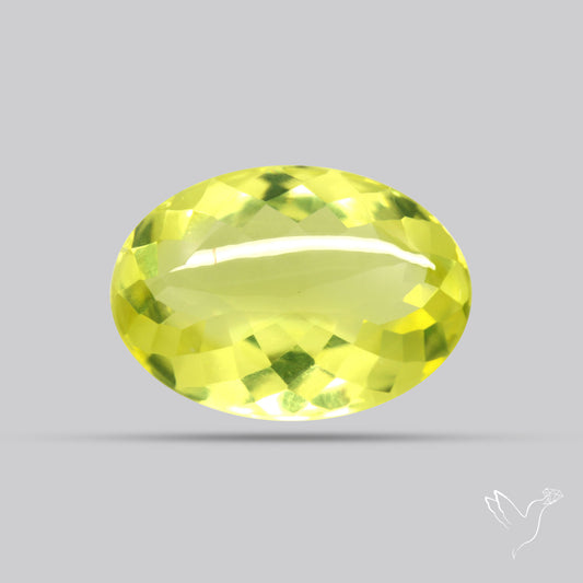 Buff Top Lemon Quartz AAA Clear Faceted Fine Cuts