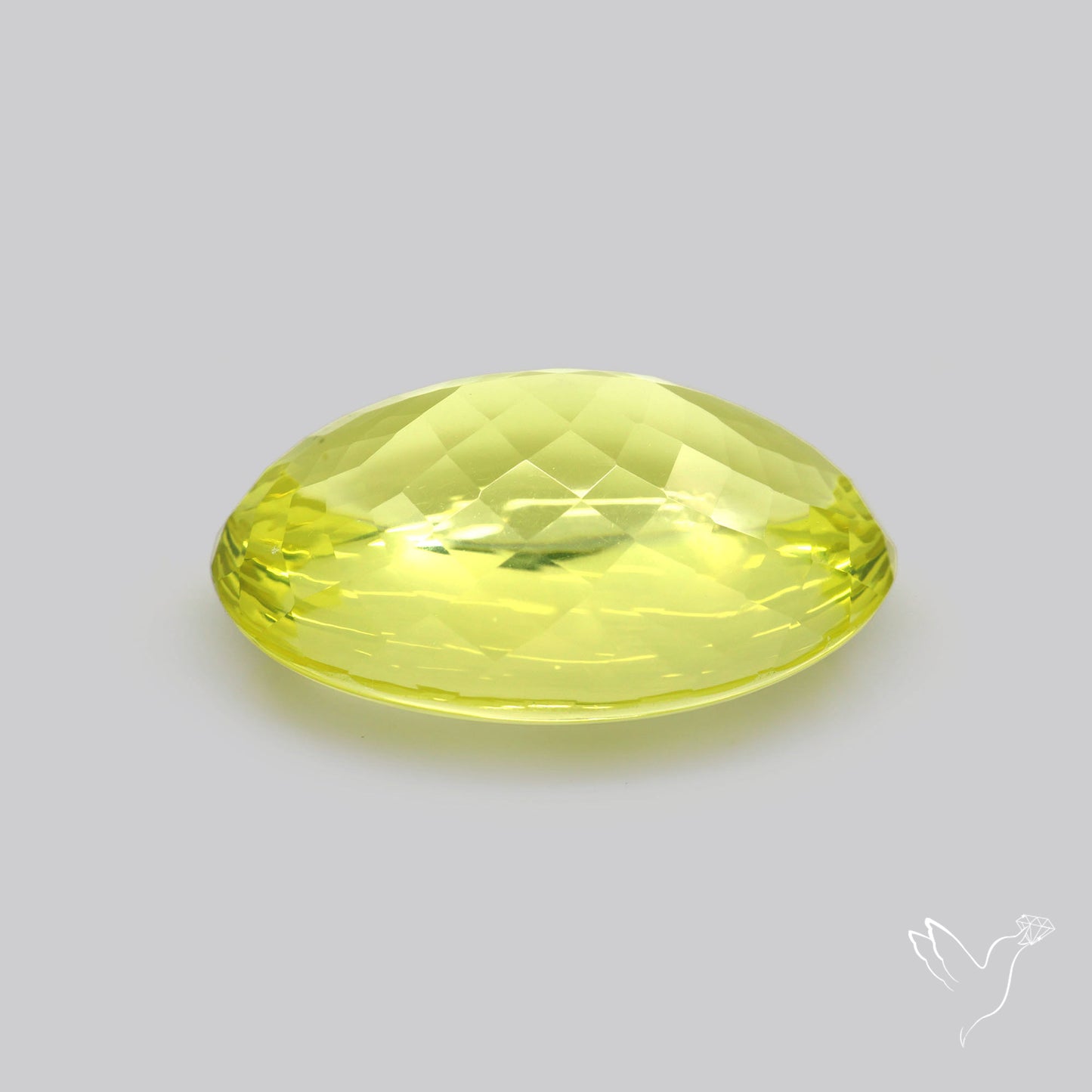 Buff Top Lemon Quartz AAA Clear Faceted Fine Cuts