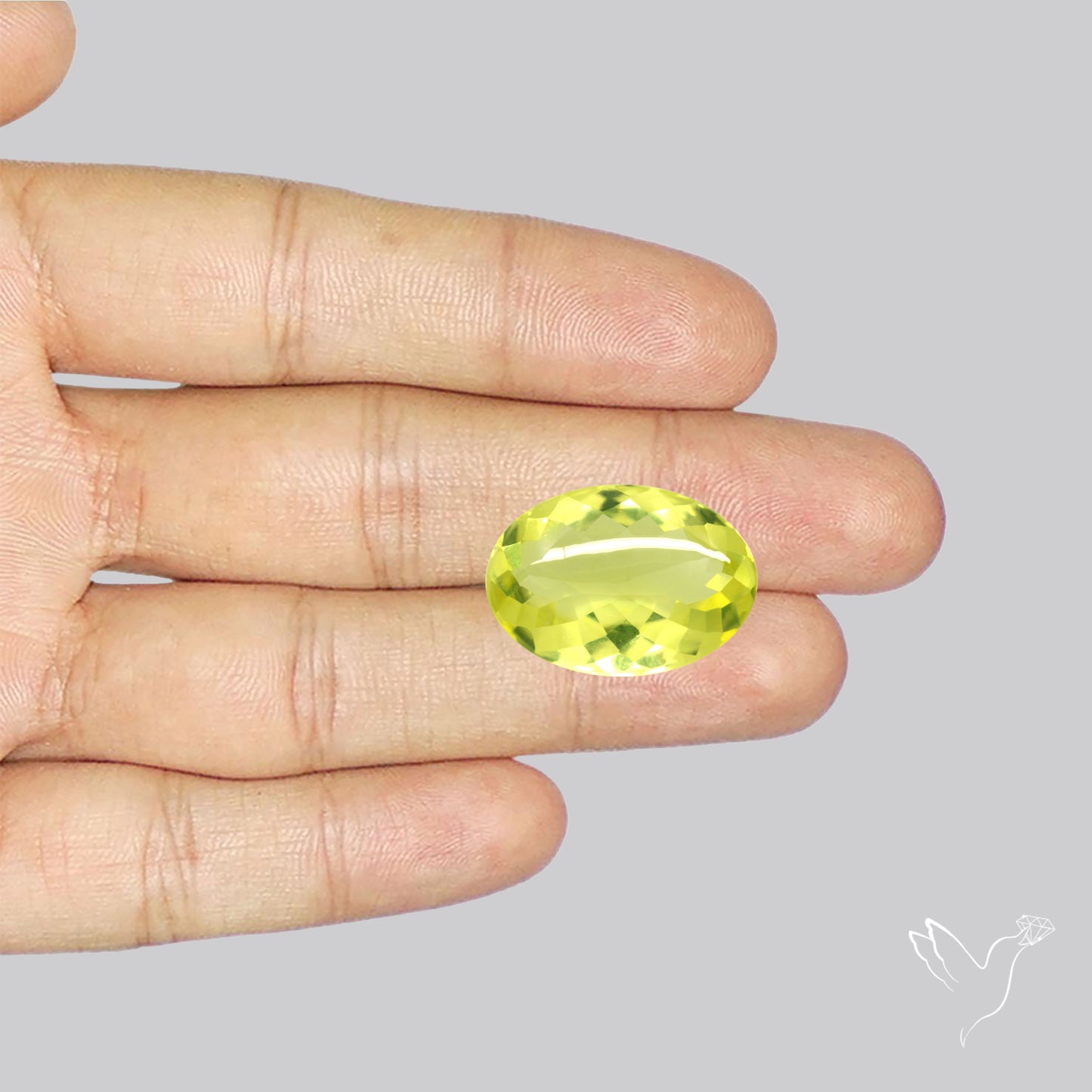 Buff Top Lemon Quartz AAA Clear Faceted Fine Cuts