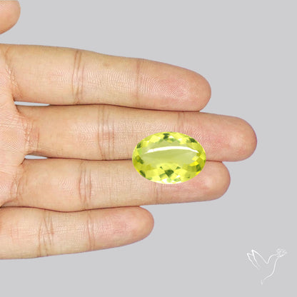 Buff Top Lemon Quartz AAA Clear Faceted Fine Cuts