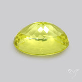 Buff Top Lemon Quartz AAA Clear Faceted Fine Cuts