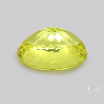 Buff Top Lemon Quartz AAA Clear Faceted Fine Cuts