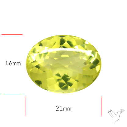 Buff Top Lemon Quartz AAA Clear Faceted Fine Cuts