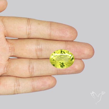 Buff Top Lemon Quartz AAA Clear Faceted Fine Cuts