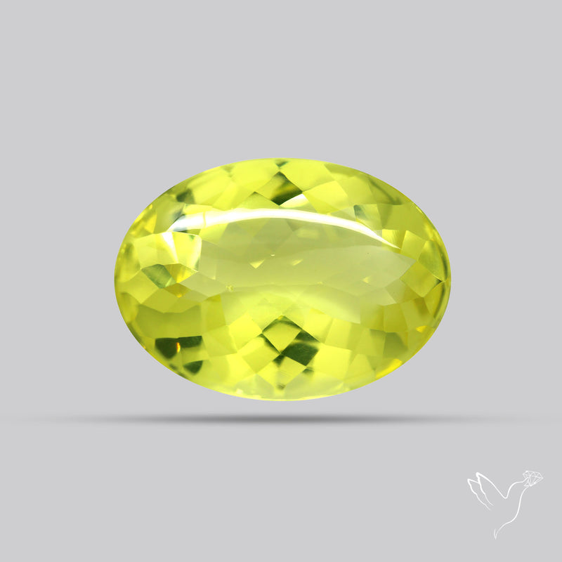 Buff Top Lemon Quartz AAA Clear Faceted Fine Cuts