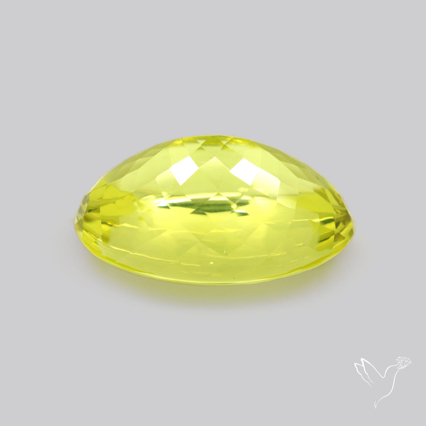 Buff Top Lemon Quartz AAA Clear Faceted Fine Cuts