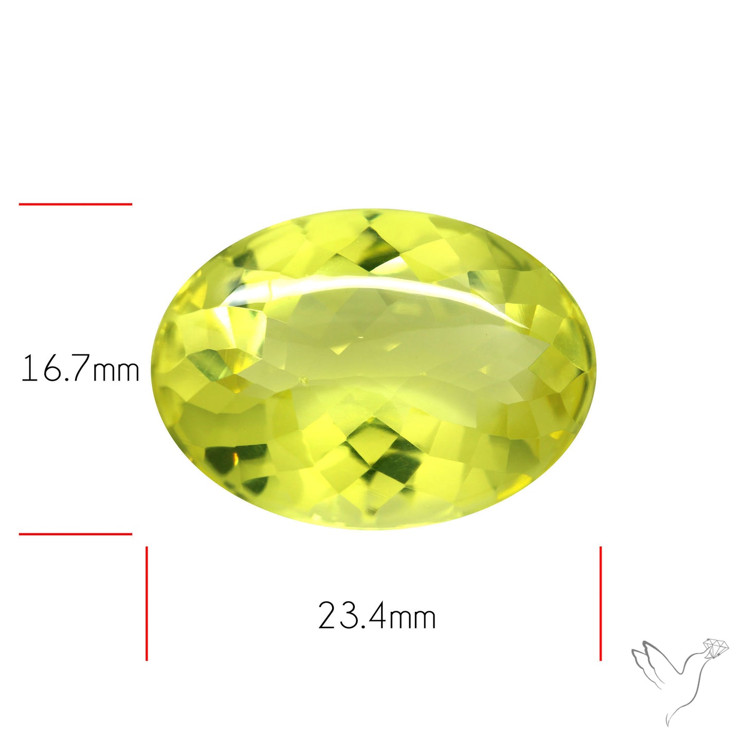 Buff Top Lemon Quartz AAA Clear Faceted Fine Cuts