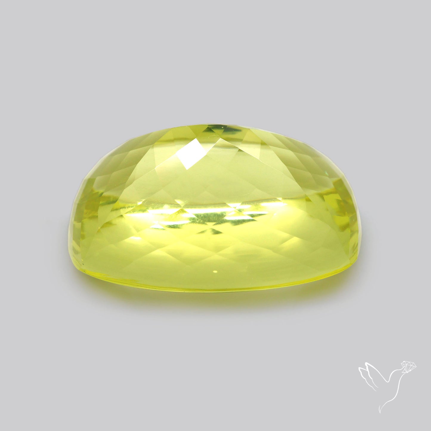 Buff Top Lemon Quartz AAA Clear Faceted Fine Cuts