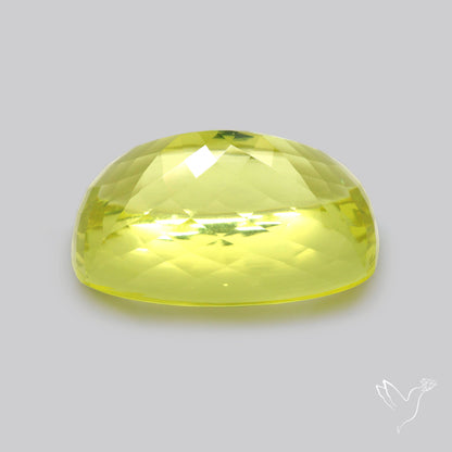 Buff Top Lemon Quartz AAA Clear Faceted Fine Cuts