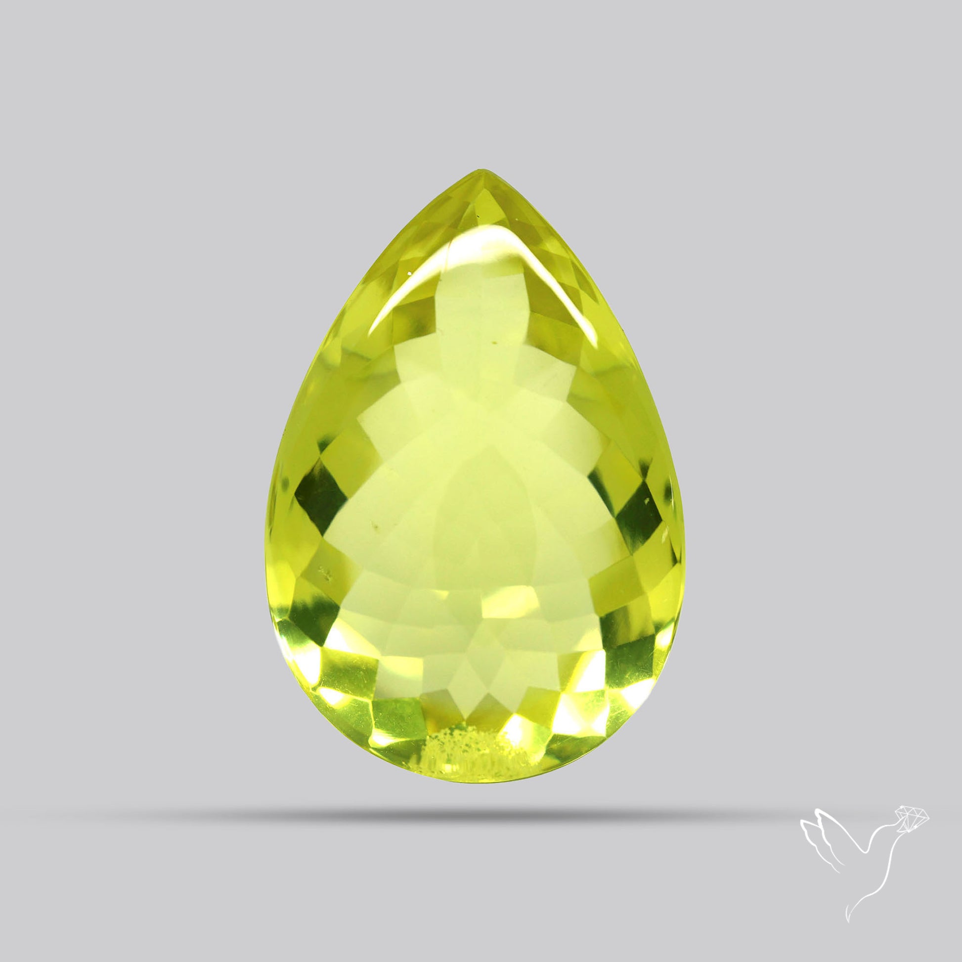 Buff Top Lemon Quartz AAA Clear Faceted Fine Cuts