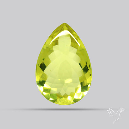 Buff Top Lemon Quartz AAA Clear Faceted Fine Cuts