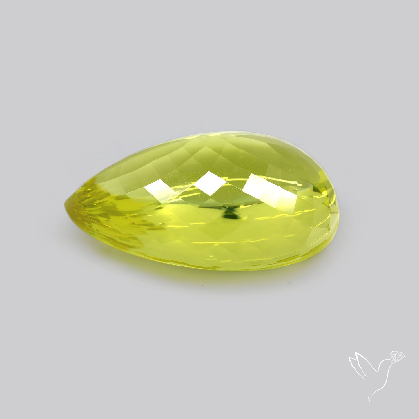 Buff Top Lemon Quartz AAA Clear Faceted Fine Cuts