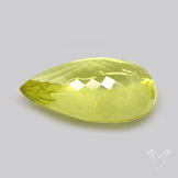 Buff Top Lemon Quartz AAA Clear Faceted Fine Cuts