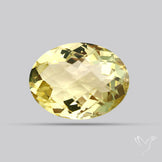 AAA Lemon Quartz Checker Faceted Clear