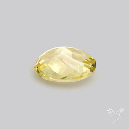 AAA Lemon Quartz Checker Faceted Clear