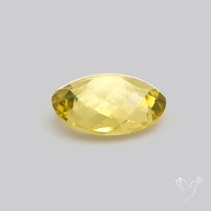 AAA Lemon Quartz Checker Faceted Clear