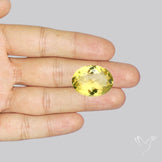 AAA Lemon Quartz Checker Faceted Clear