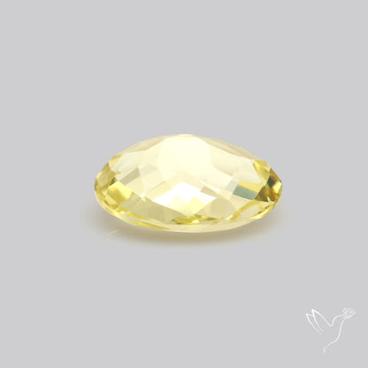AAA Lemon Quartz Checker Faceted Clear