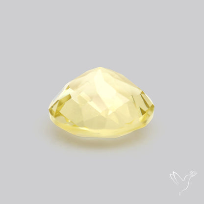 AAA Lemon Quartz Checker Faceted Clear