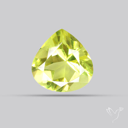 AAA Lemon Quartz Checker Faceted Clear