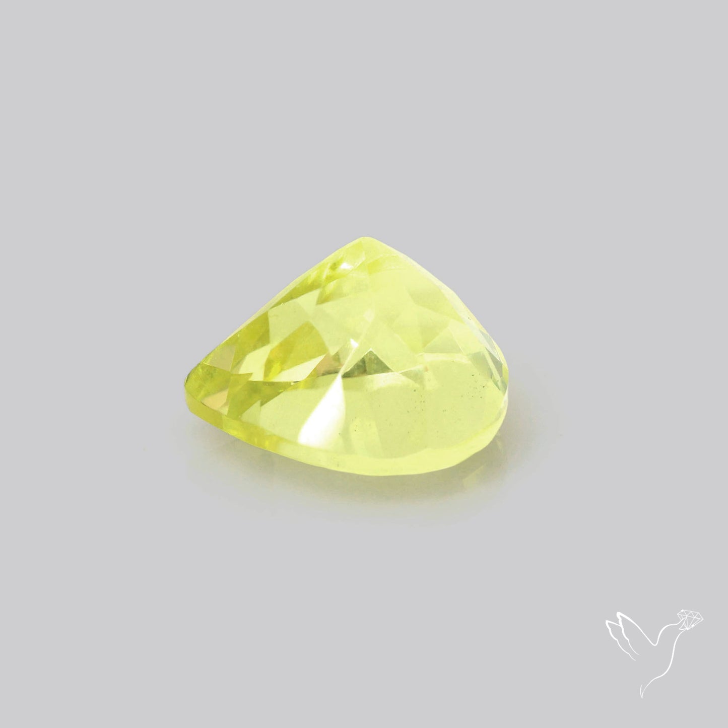 AAA Lemon Quartz Checker Faceted Clear
