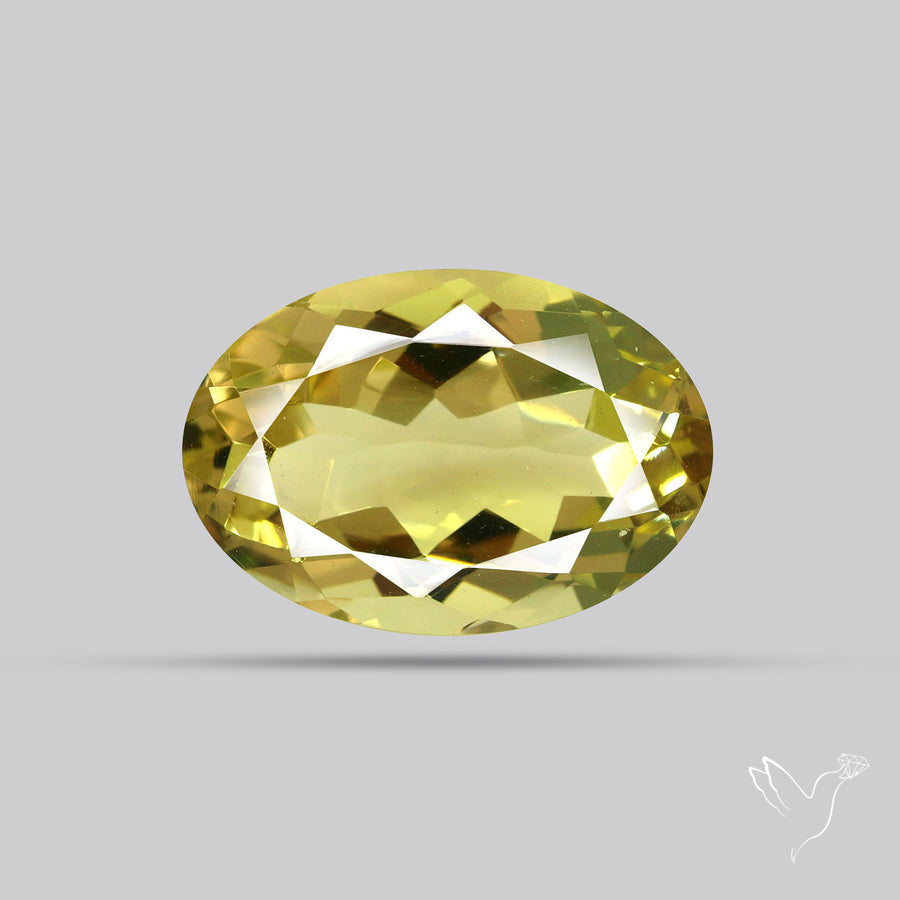Faceted Clear Lemon Quartz AAA Fine