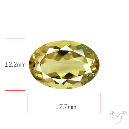 Faceted Clear Lemon Quartz AAA Fine
