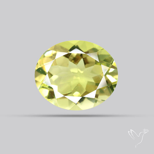 Faceted Clear Lemon Quartz AAA Fine