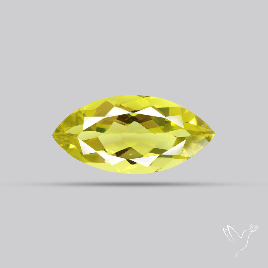 Faceted Clear Lemon Quartz AAA Fine