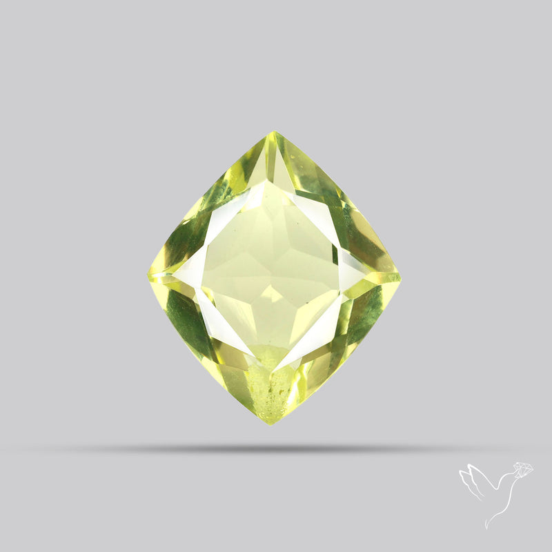 Faceted Clear Lemon Quartz AAA Fine