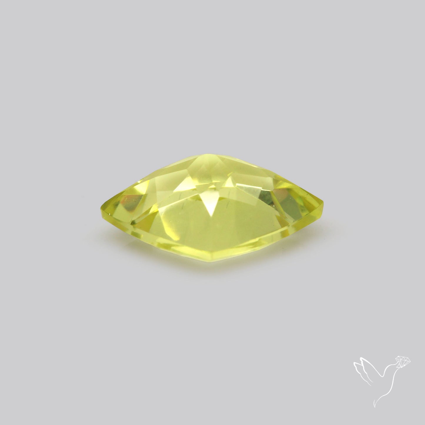 Faceted Clear Lemon Quartz AAA Fine