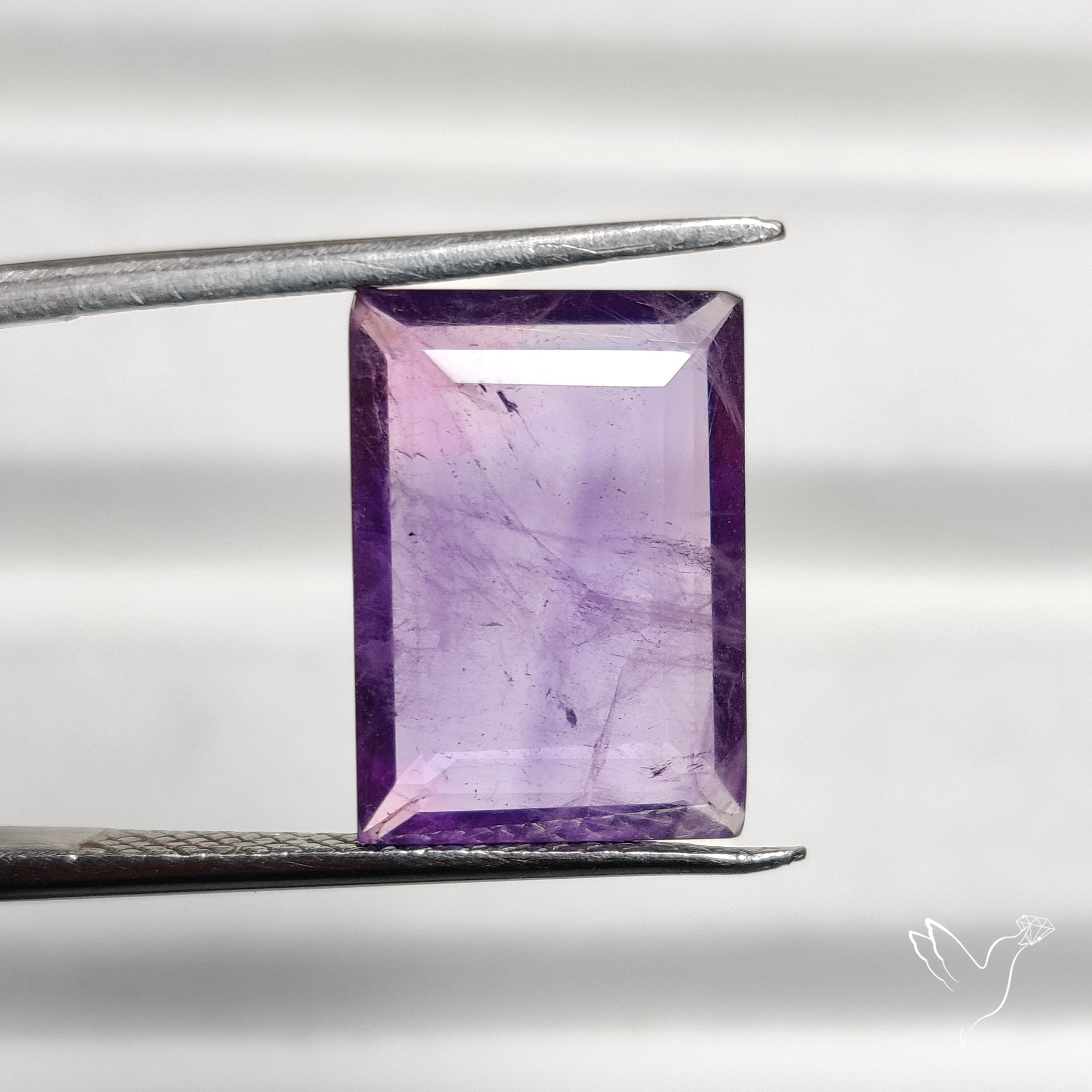 Portrait Cut Amethyst Step Cut