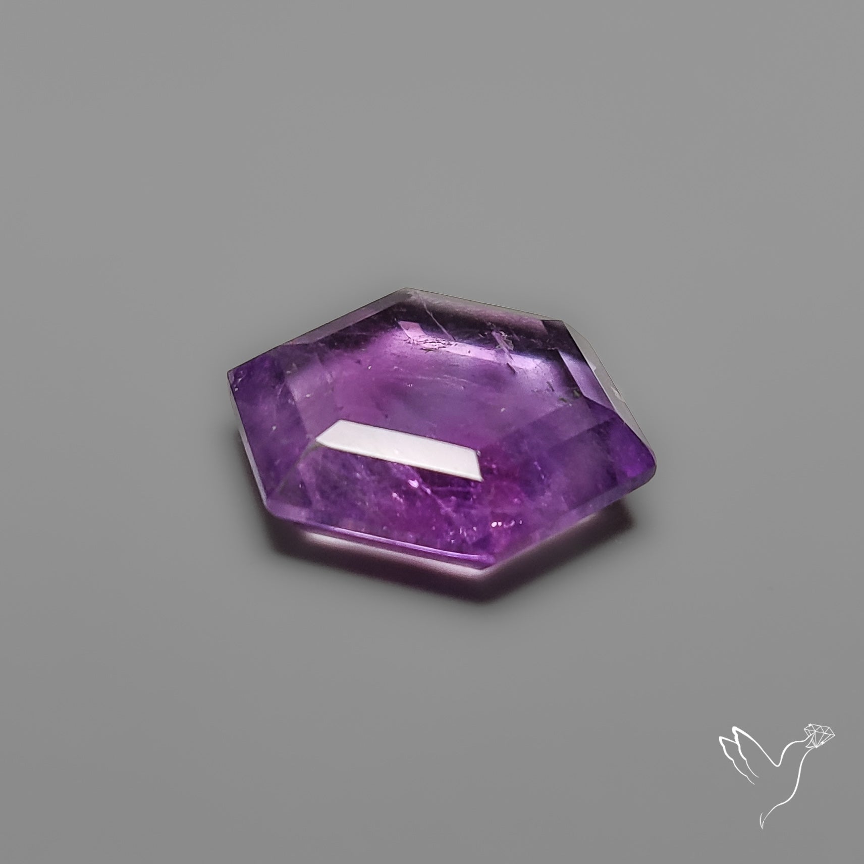 Portrait Cut Amethyst Step Cut