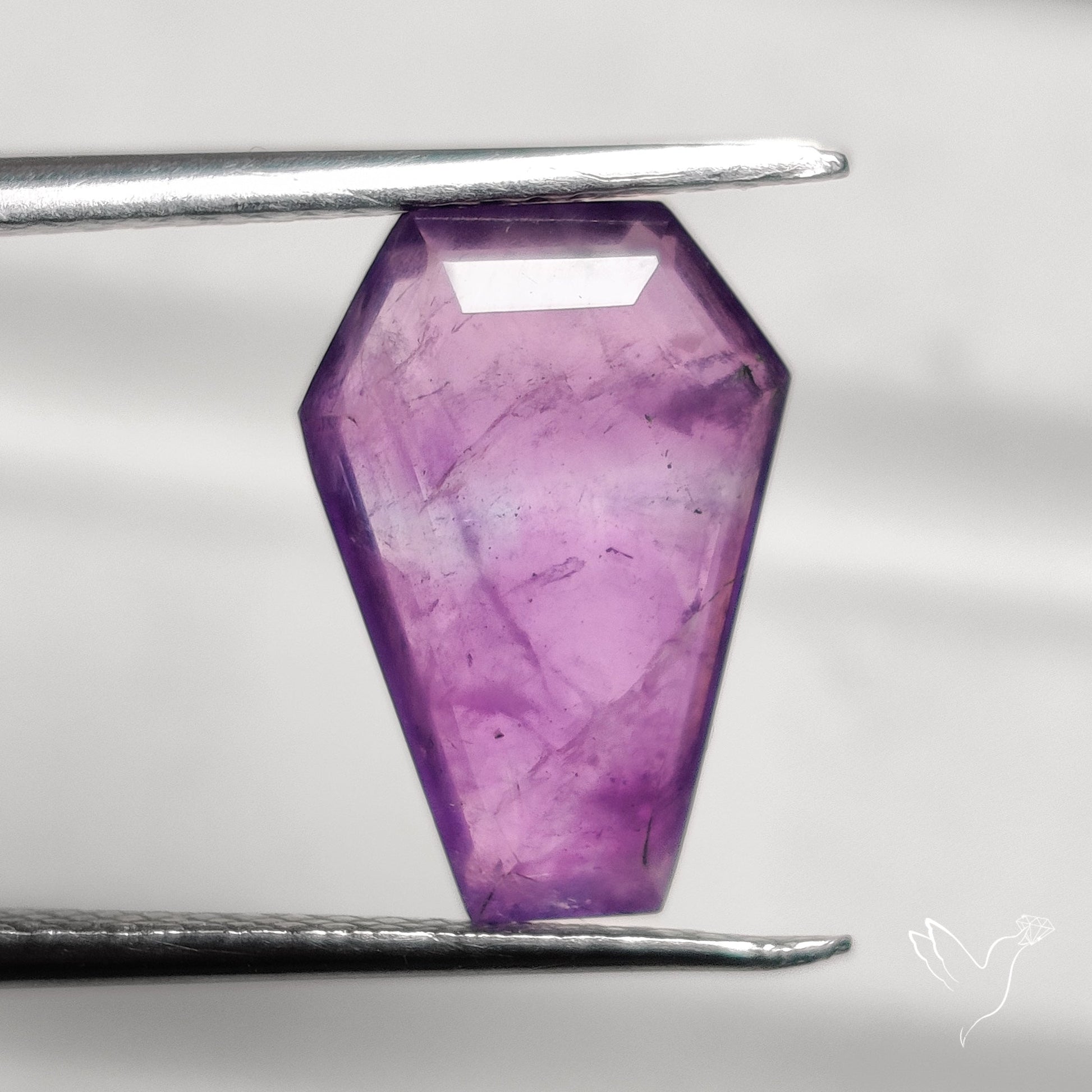 Portrait Cut Amethyst Step Cut Coffin