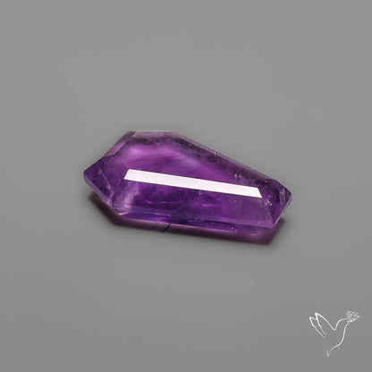 Portrait Cut Amethyst Step Cut Coffin