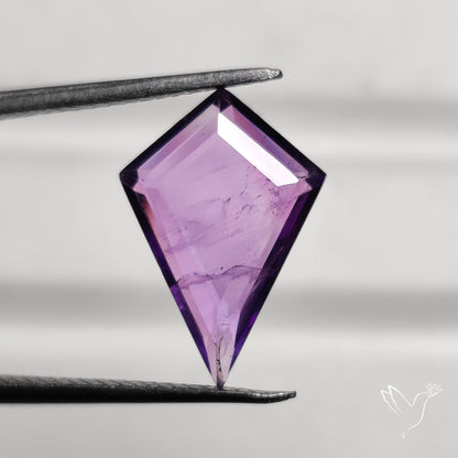 Portrait Cut Amethyst Step Cut Kite
