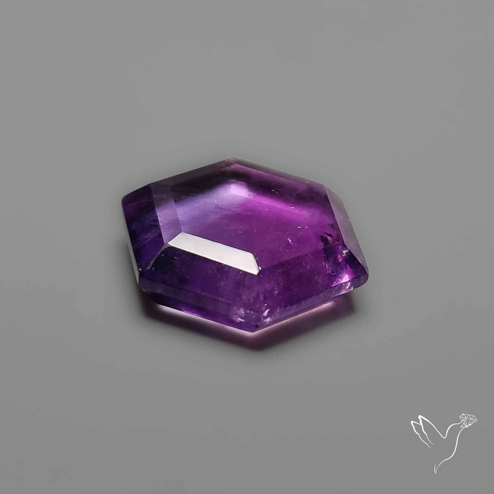 Portrait Cut Amethyst Step Cut