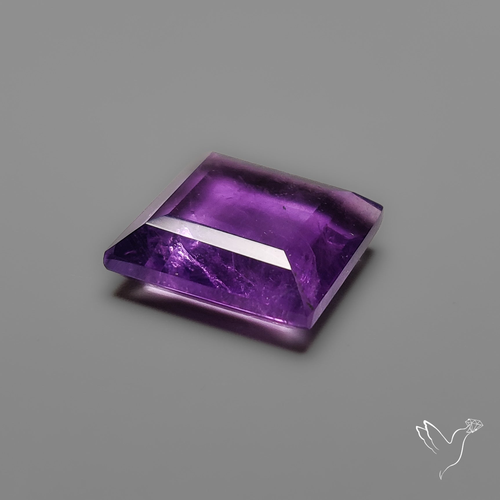 Portrait Cut Amethyst Step Cut