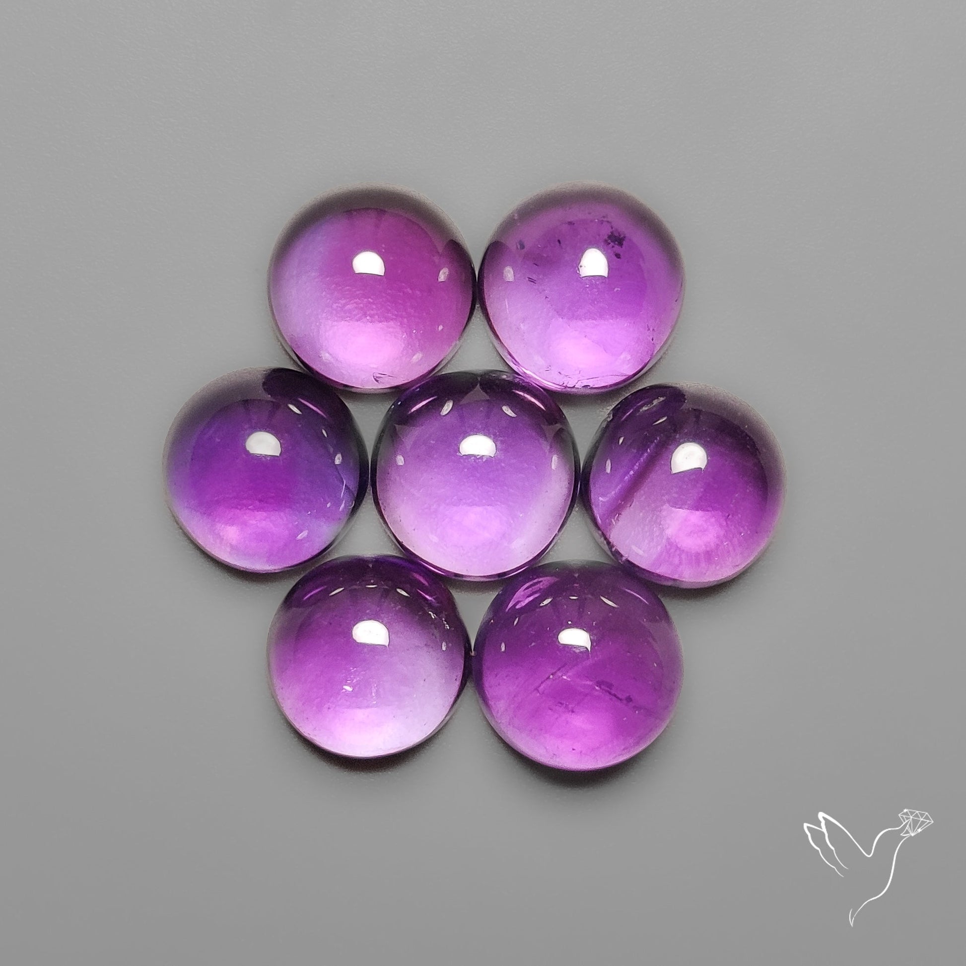 Amethyst Cabochons Lot