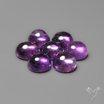 Amethyst Cabochons Lot