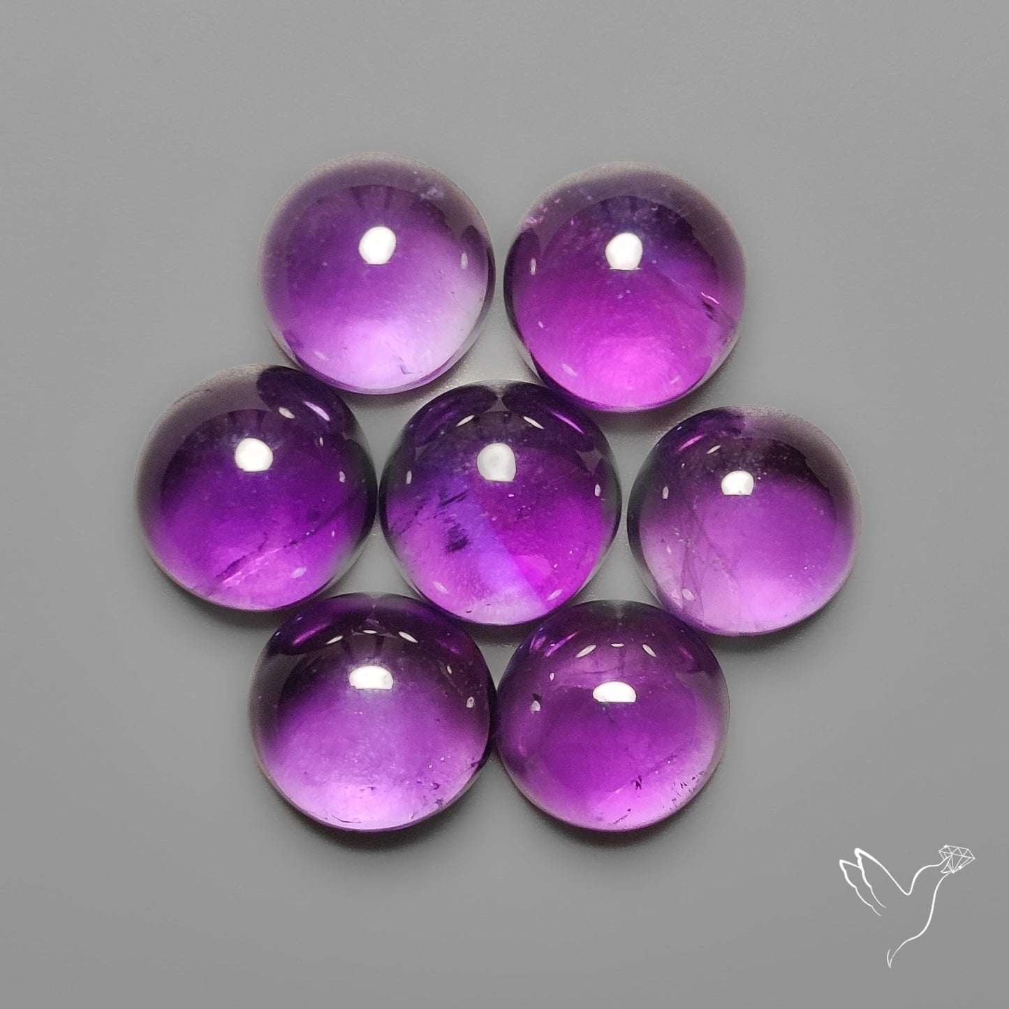 Amethyst Cabochons Lot