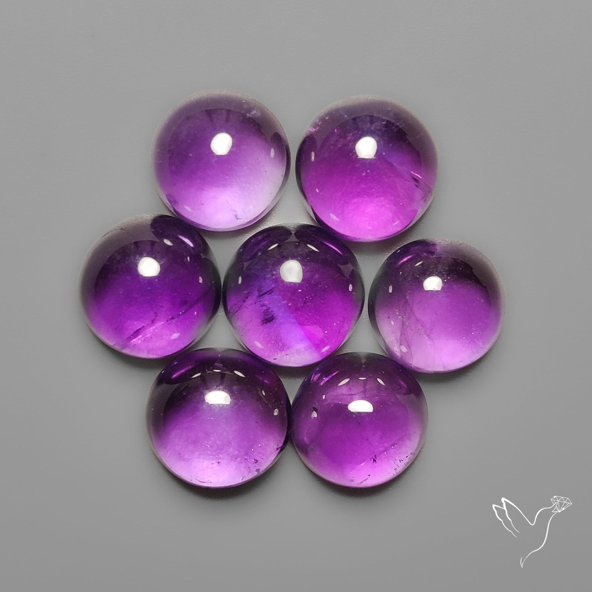 Amethyst Cabochons Lot