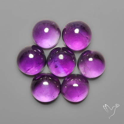 Amethyst Cabochons Lot
